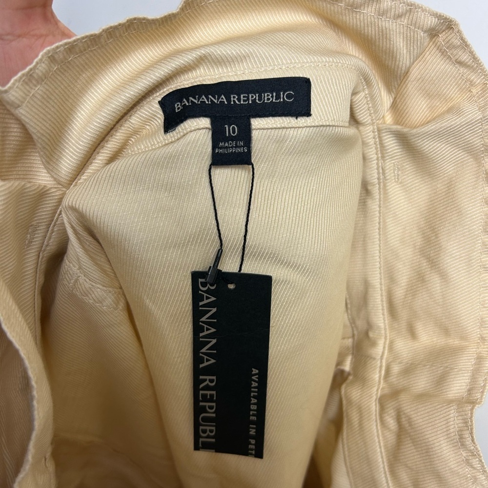 NWT Banana republic 10 Mini Skirt High rise Button Down Old Money office career - Picture 9 of 12